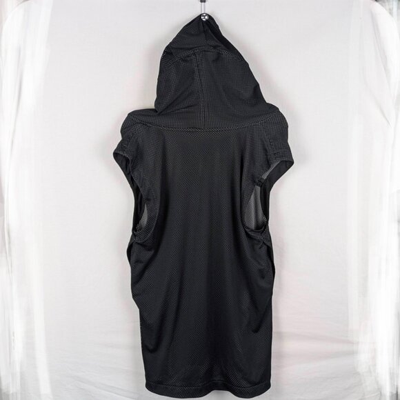 Adidas x Title IX Mesh Hoodie Tank – Black Grey Women’s XXL - SPORTY - Picture 3 of 7